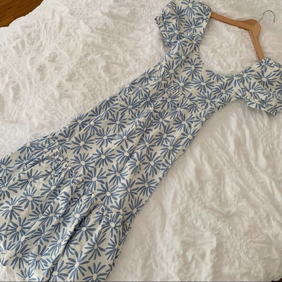 New Ralph Lauren Linen Long Floral Dress - Picture 7 of 16